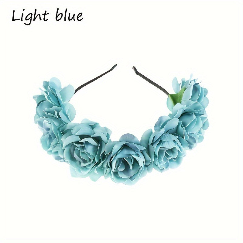 Women's Sweet Flower Headband for Travel Beer