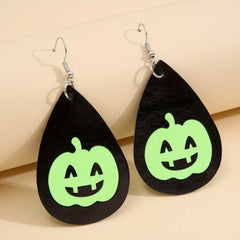 Retro Halloween Jewelry Luminous Dangle Earrings