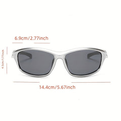 Men's Retro Mirror Lenses Sports Sunglasses for Outdoor Activities