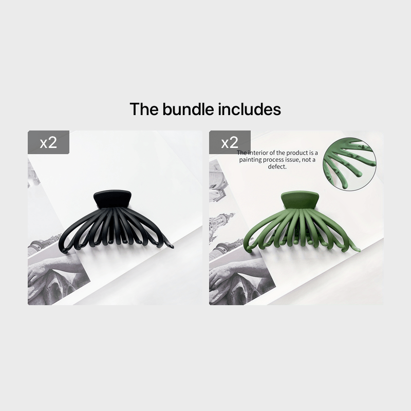 Large Hair Claw Ladies Hair Claw Shark Claw Plastic Hair Clip Hair Accessory