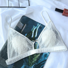 Lace Wireless Bra Cut Out Lingerie