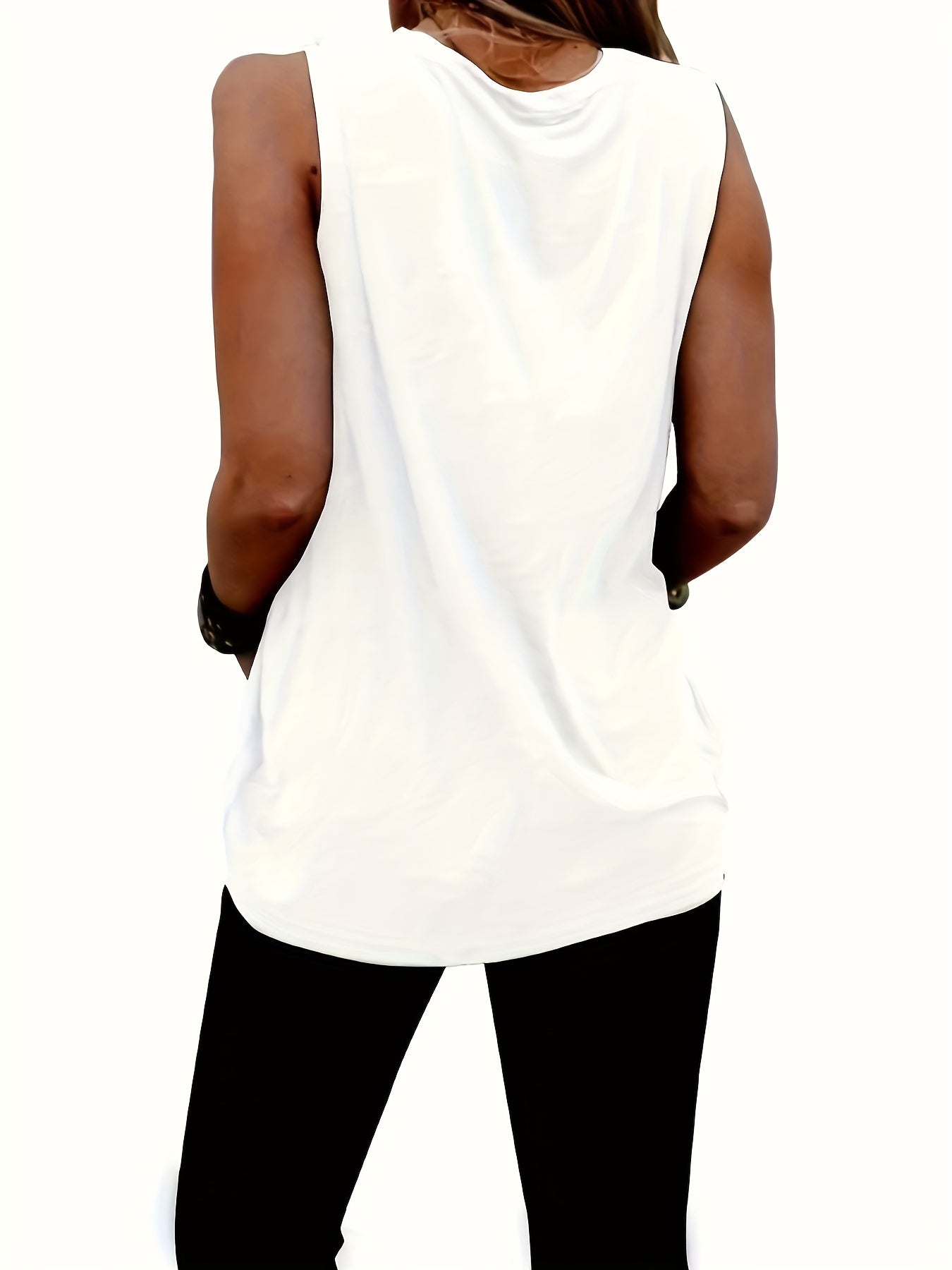 Landscape Ink Painting Print Tank Top Sleeveless Summer Women's Clothing