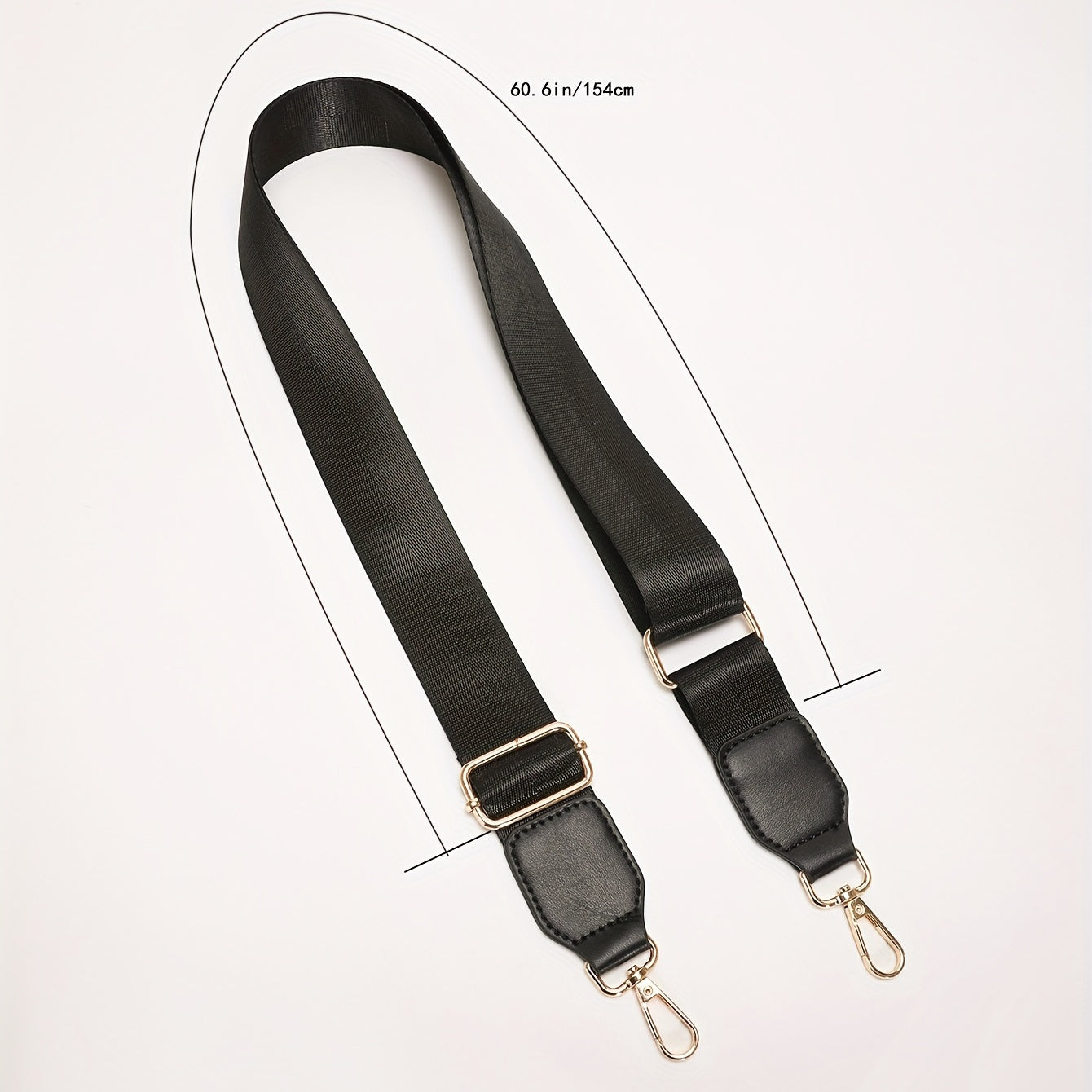 Solid Wide Bag Strap Adjustable Replaceable Travel Accessory