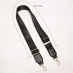 Solid Wide Bag Strap Adjustable Replaceable Travel Accessory