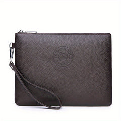 Men's Clutch Envelope Bag Business Casual Handbag Zipper Money Clip