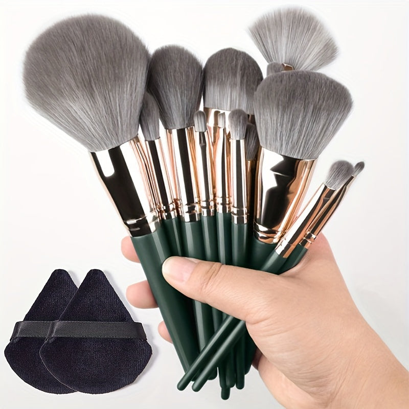 14Pcs Makeup Brushes Soft Fluffy Cosmetic Powder Eye Shadow Foundation