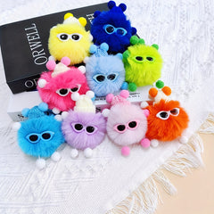 Colorful Fur Ball Shoe Buckles - DIY Detachable Shoe Accessories