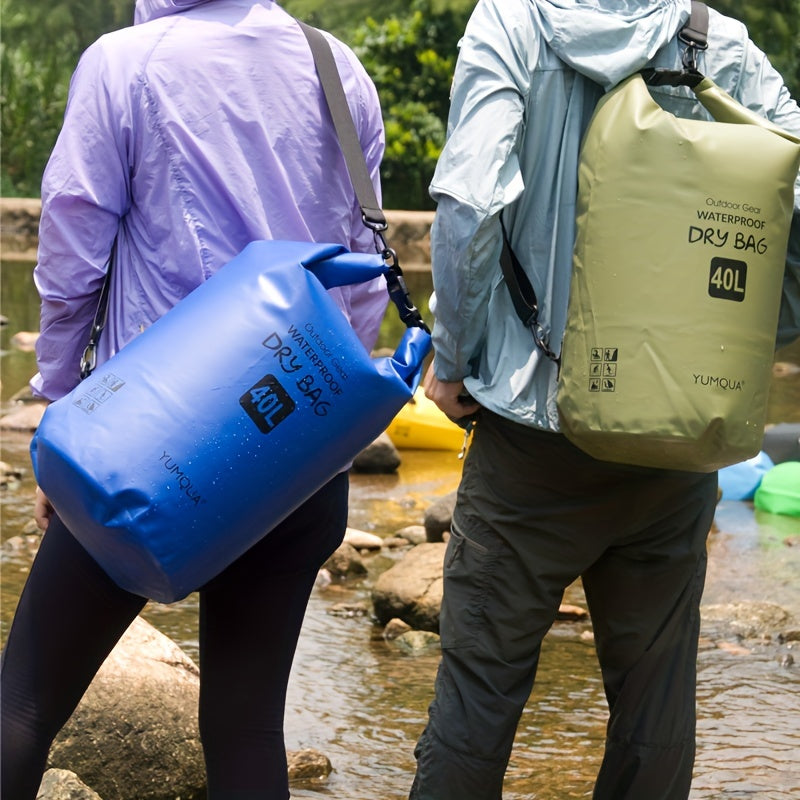 40L Waterproof Dry Storage Bag for Kayaking Boating Hiking Camping Fishing