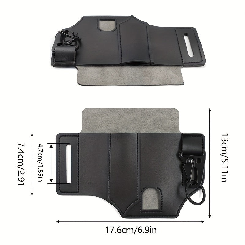 Tactical Tool Leather Bag for Outdoor Survival Camping