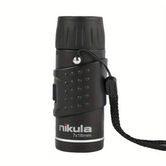 Compact 7X18 Monocular Telescope for Bird Watching and Sports