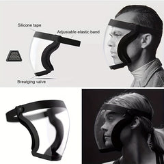 Transparent Safety Shield Kitchen Tools Splash Full Face Shield