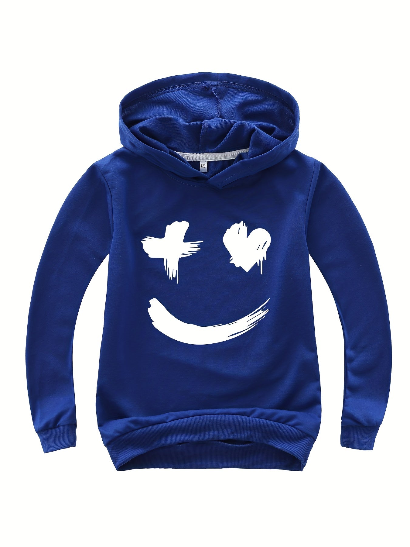 Kids Smile Face Hoodie Soft and Cozy Pullover Sweatshirt for Boys Girls
