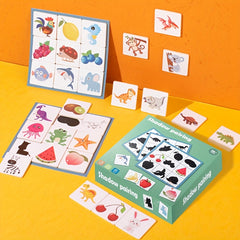 Wooden Shape Matching Toy Brain Teaser Blocks