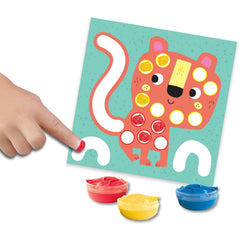 3-in-1 Fingerpainting Colouring Set