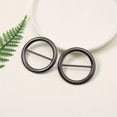 Ring Scarf Buckle Metal Pin Buckle Dress Accessories