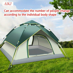 Portable Automatic Camping Tent with 2 Ground Vents