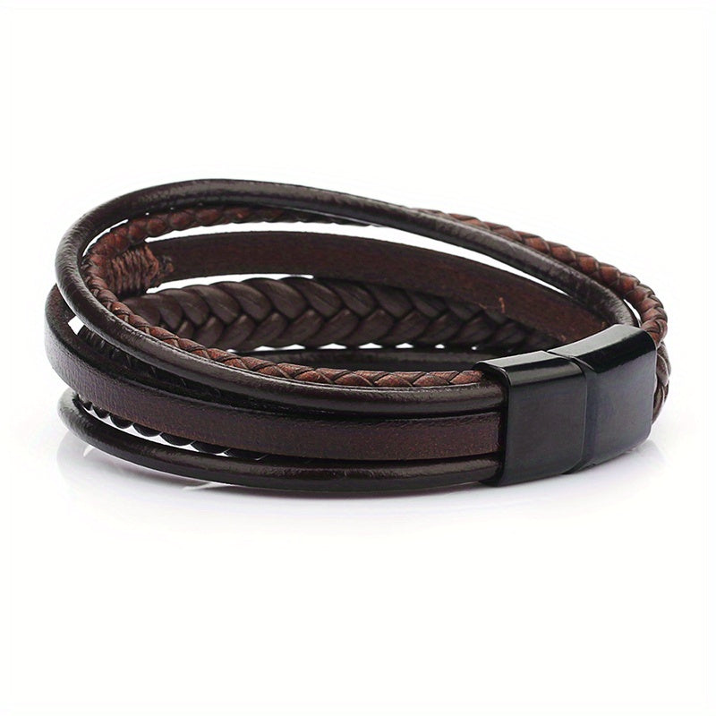 Hand woven Leather Bracelet Men's Ethnic Wind Bracelet