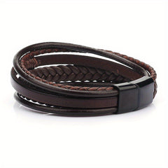 Hand woven Leather Bracelet Men's Ethnic Wind Bracelet