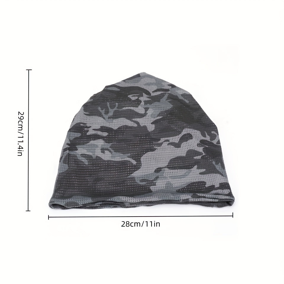 Breathable Sport Beanie Hat Outdoor Running Skull Cap Elastic Chemo Headwear
