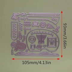 1pc Christmas Snowy House Metal Cutting Dies for Card Making Scrapbooking