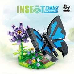 Creative Butterfly Building Block Set Animal Series Stacking Skill Training