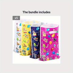 20pcs Colorful Gift Bags for Birthday Party Christmas Halloween Thanksgiving