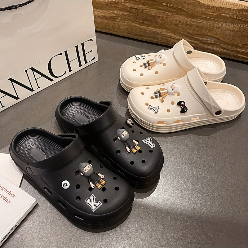 Men's Closed Toe Clogs Sandals Soft Sole Walking Shoes