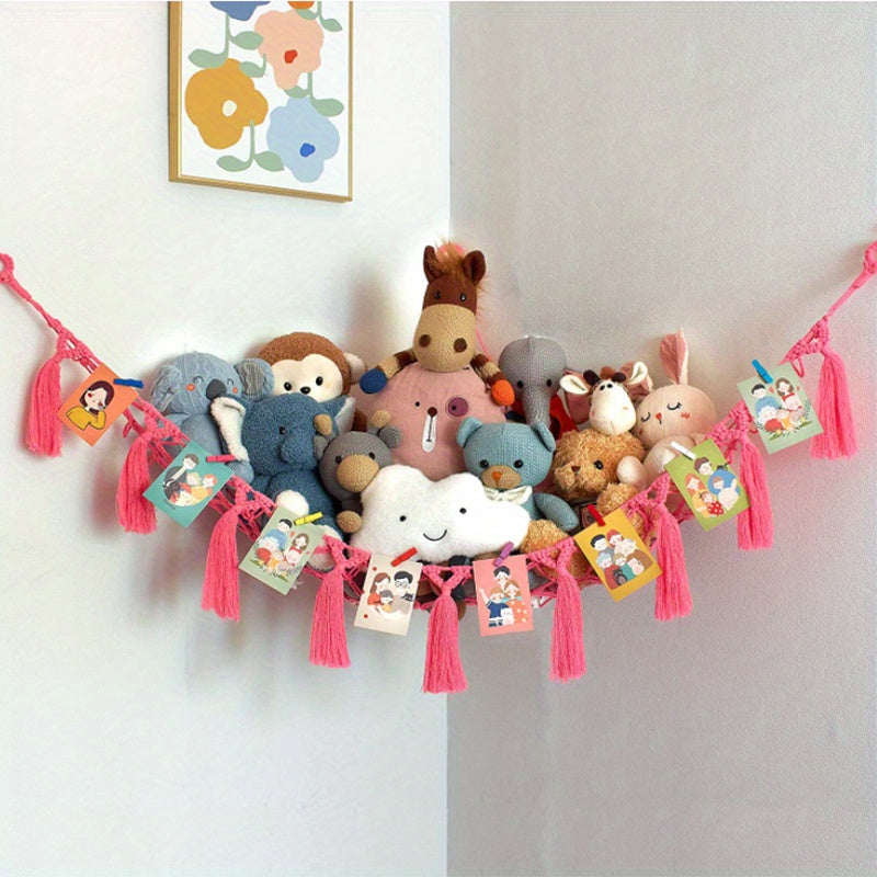Stuffed Animal Storage Hammock for Kids' Room