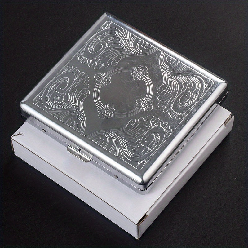 20pcs Stainless Steel Cigarette Box Anti-pressure Storage Box