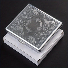 20pcs Stainless Steel Cigarette Box Anti-pressure Storage Box