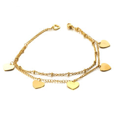 Stainless Steel Love Peace Bracelet Jewelry Gift for Her