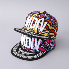 Men's Baseball Cap English Letter Big Brim Hip Hop Hat