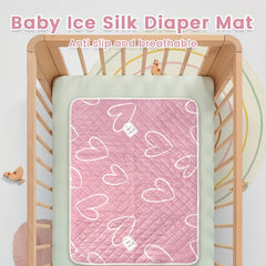 Heart-Shaped Washable Diaper Pad for Babies