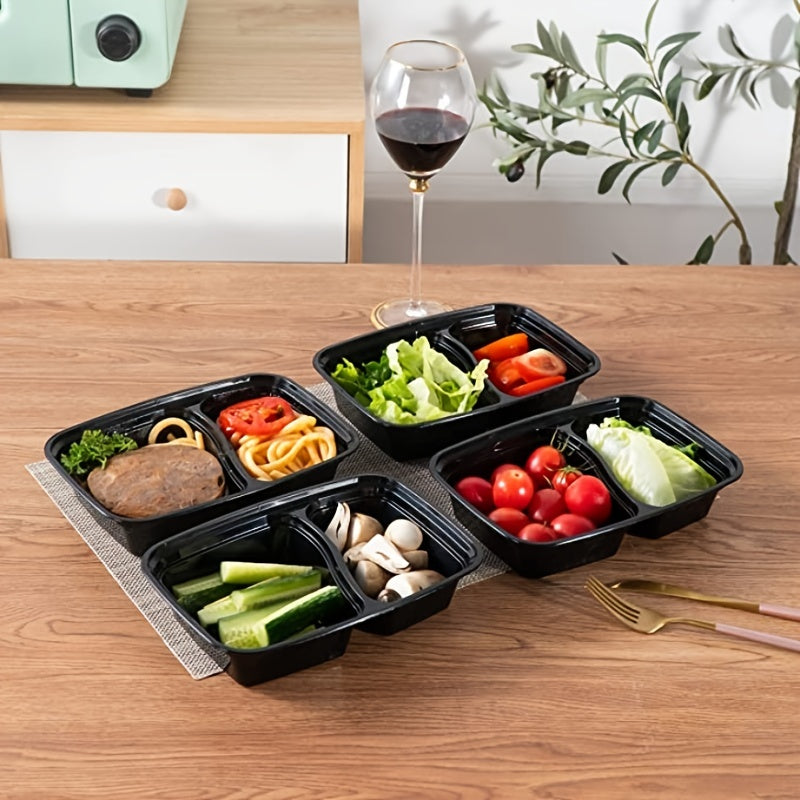 Set of 7 Grid Food Storage Containers 32oz Leakproof BPA-Free