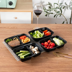 Set of 7 Grid Food Storage Containers 32oz Leakproof BPA-Free
