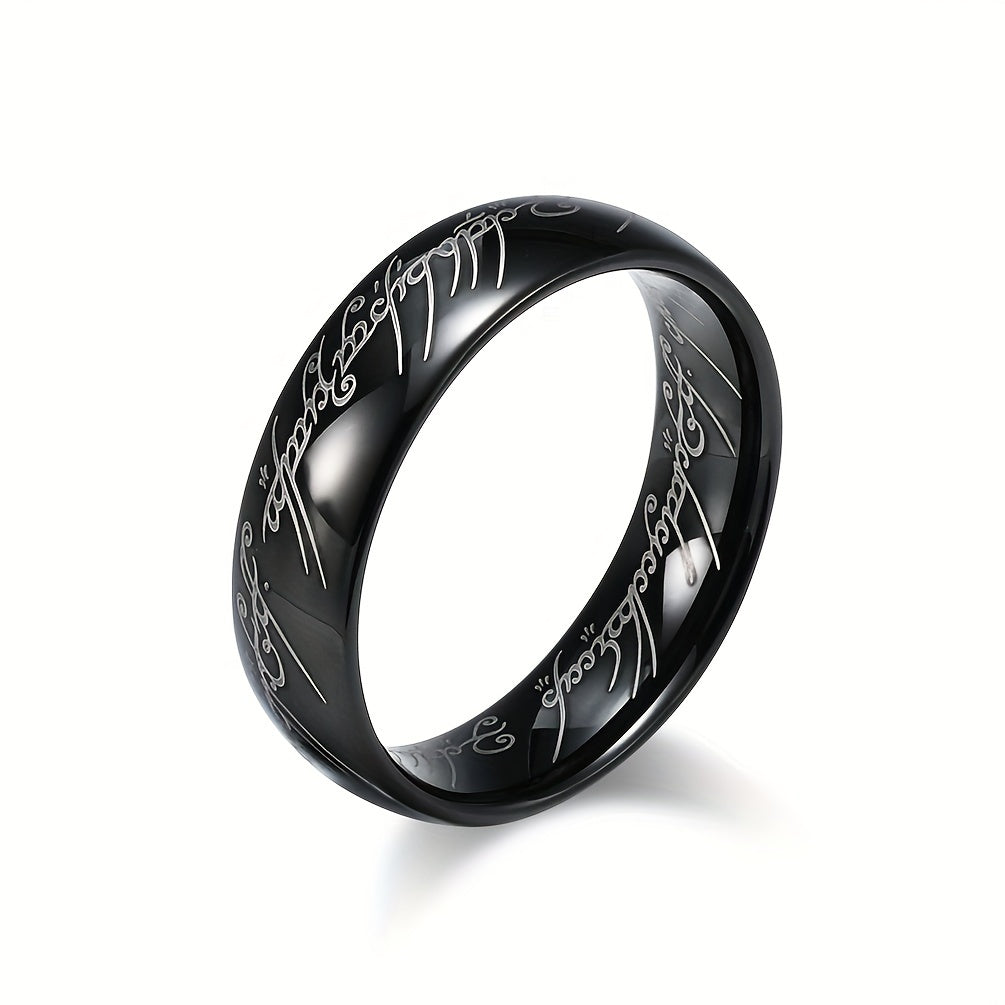 Stainless Steel Ring For Men Women Lord Of The Ring Jewelry