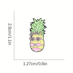 Creative Pineapple Shaped Bikini Alloy Brooch