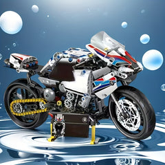 2000pcs Racing Motorcycle Building Blocks for Adult Collectors