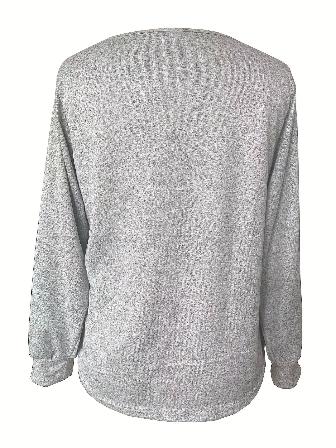 Cowboy Print Crew Neck Long Sleeve T shirt Women's Clothing