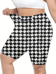  Women's High Rise Skinny Yoga Shorts