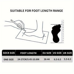 Men's Anti-Skid Calf Socks for Running, Cycling, Football