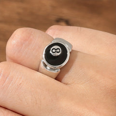 Men's Oil Drop Finger Ring No 8