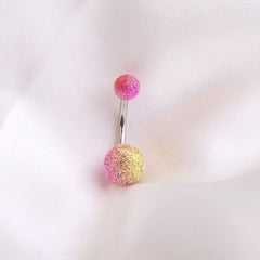 Mix Stainless Steel Barbell Ball Cap Stud Body Piercing