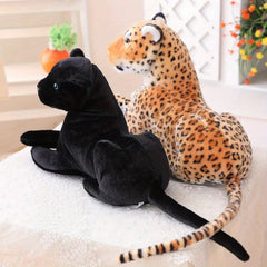 Realistic Money Leopard and Leopard Plush Dolls for Bedroom Ornaments