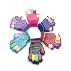Anti slip Knitted Children's Gloves for Winter Sports
