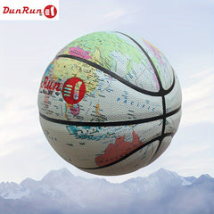 Standard No 7 Basketball PU Material Map Pattern Basketball