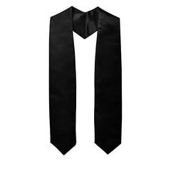 Graduation Season Ribbon Shoulder Strap Solid Honor Awarded Satin Shawl