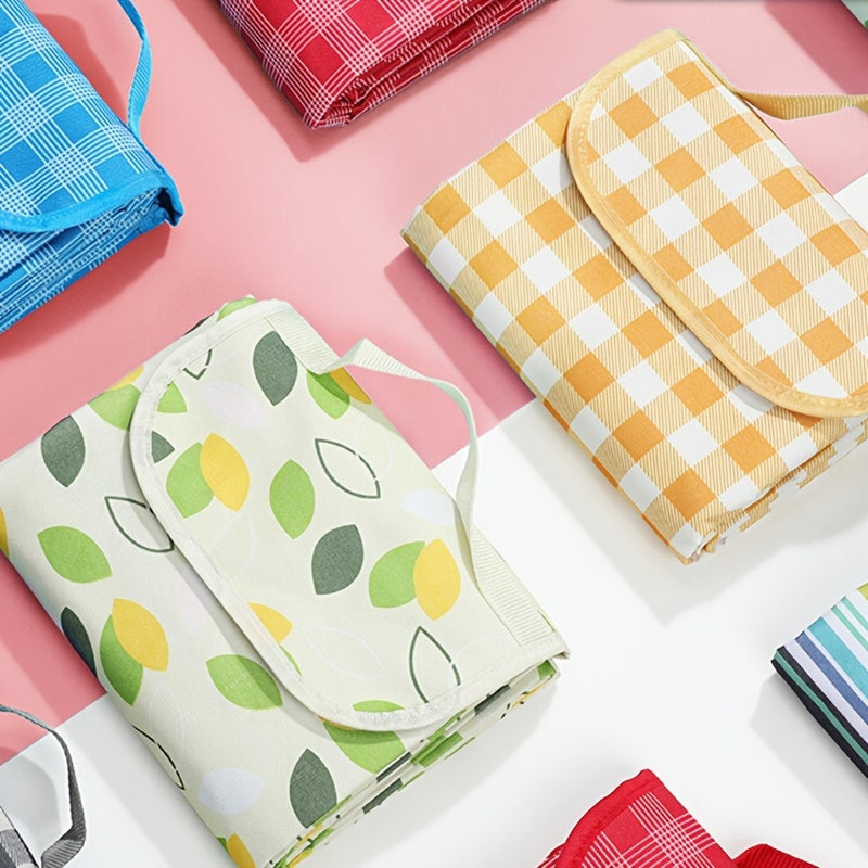 Outdoor Picnic Mat Foldable Waterproof Small Hand Bag Handle