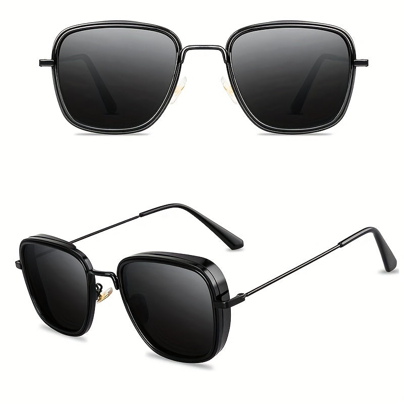 Square Lens Steam Punk Sunglasses