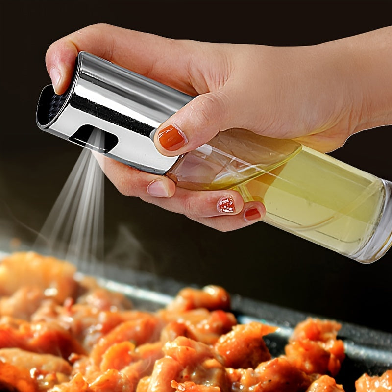 Kitchen Spray Bottle Press Type Spray Pot High Borosilicate Glass